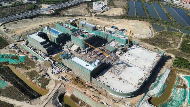 深圳中学深汕学校项目主体结构全面封顶